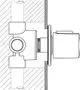 IS-Mehrwegeventil-UP-Ceratherm-100-Bausatz-2-Chrom-A4657AA gallery number 2